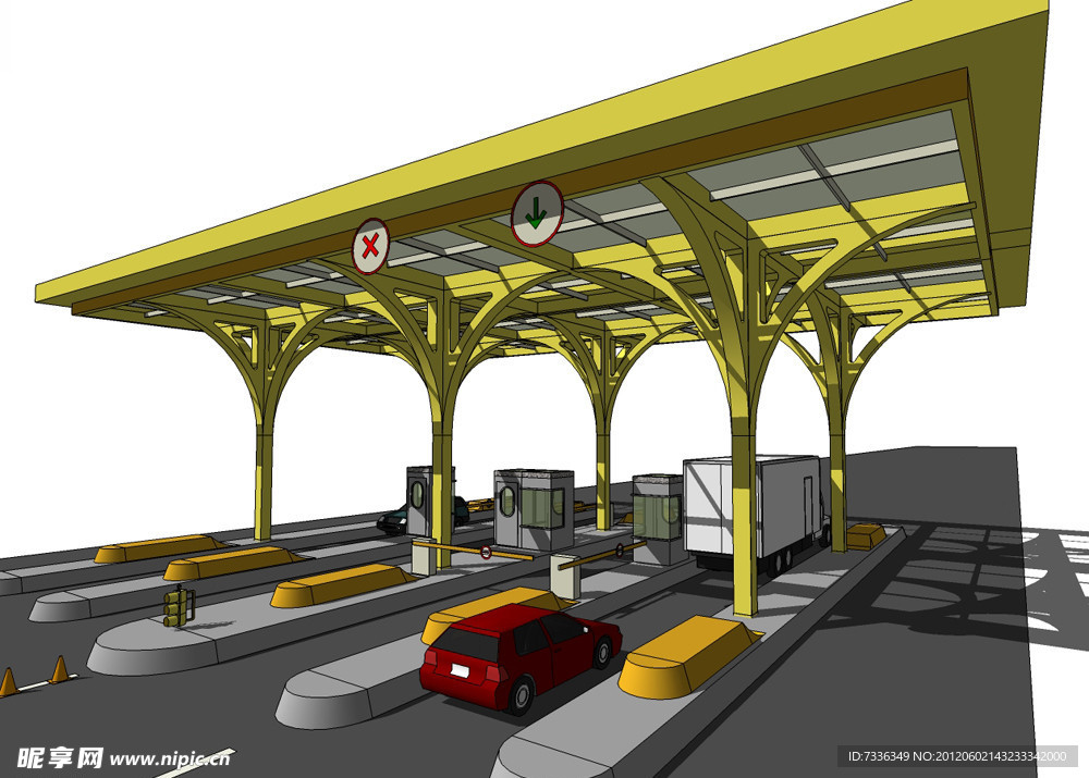 公路收费站