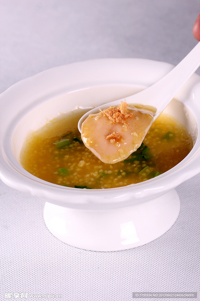 小米青菜鲍仔