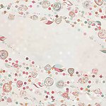 可爱古典花纹花朵树叶