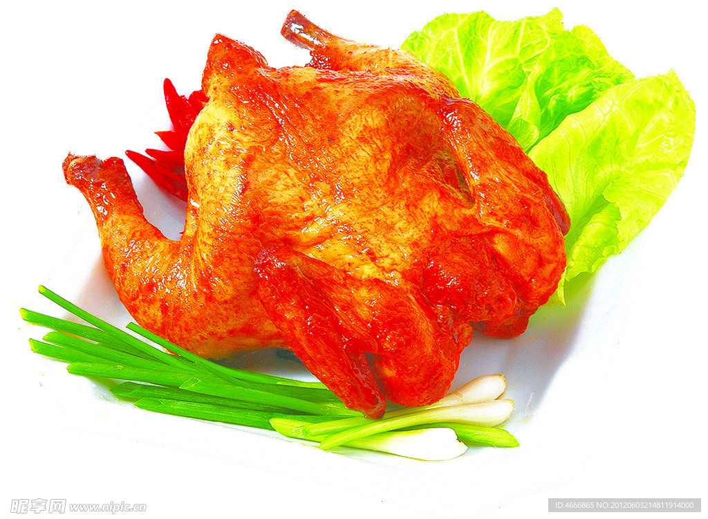 香菇烤鸡