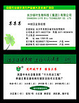绿色名片