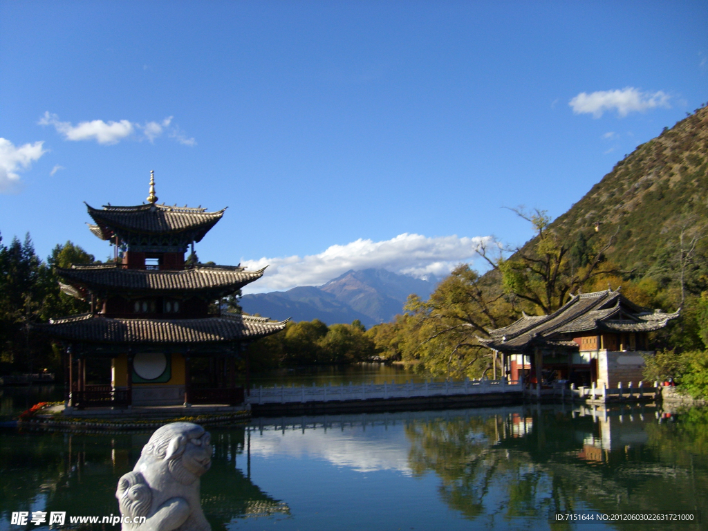 湖景