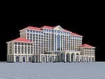 酒店 3D模型酒店 3d房子