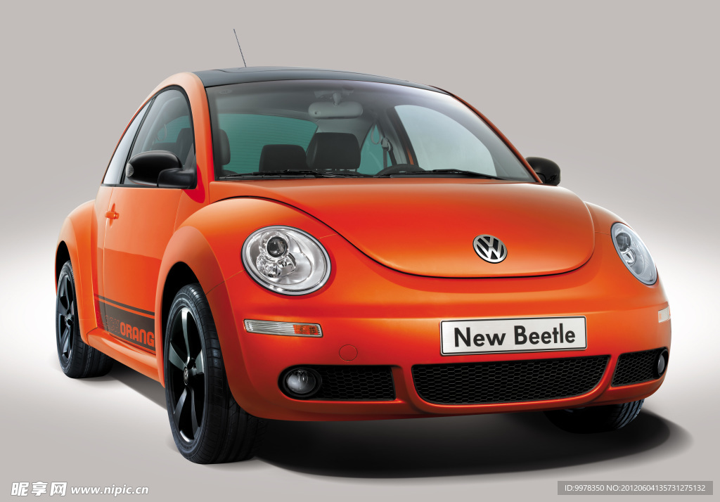 大众 New Beetle 橙色 甲壳虫