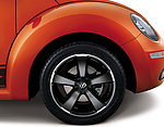 大众 New Beetle 橙色 局部