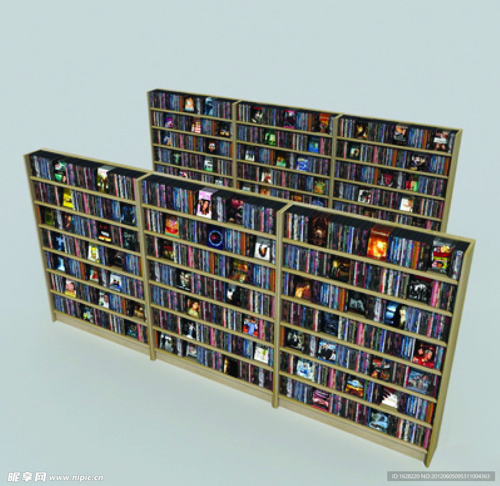 书店物品3D MAX模型