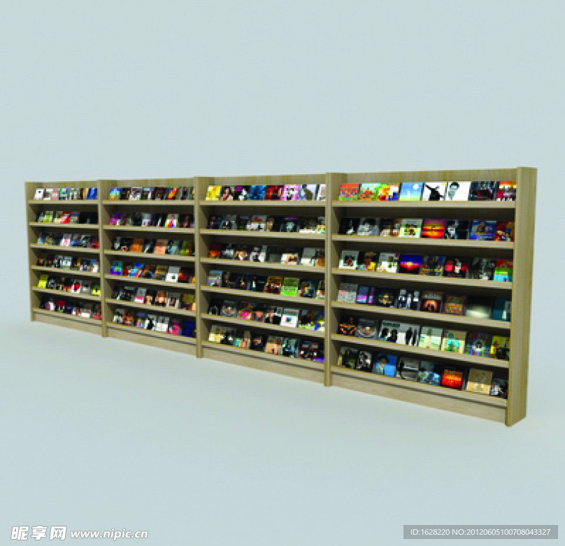 书店物品3D MAX模型