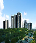 高层住宅效果图