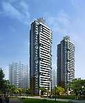 高层住宅效果图