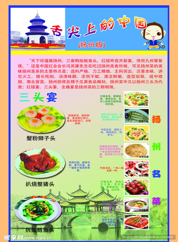 舌尖上的中国展板