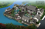 古建景观效果图