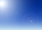 纯净蓝色天空