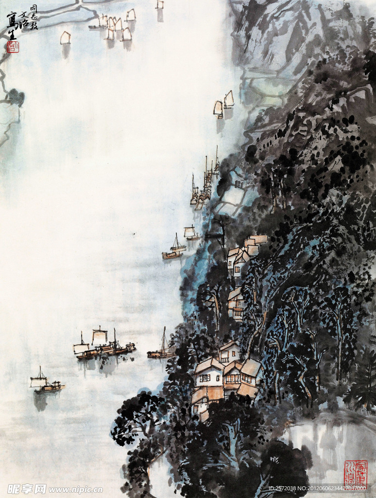 清清江流
