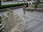 上海街头照片景观小品