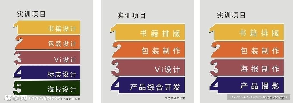 小型海报设计尺量图