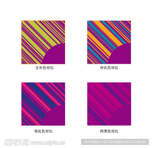 色相对比
