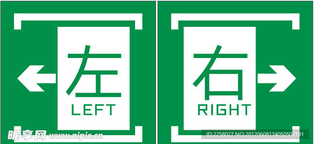 玻璃门推拉左右标识