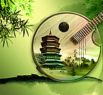 中国风展板
