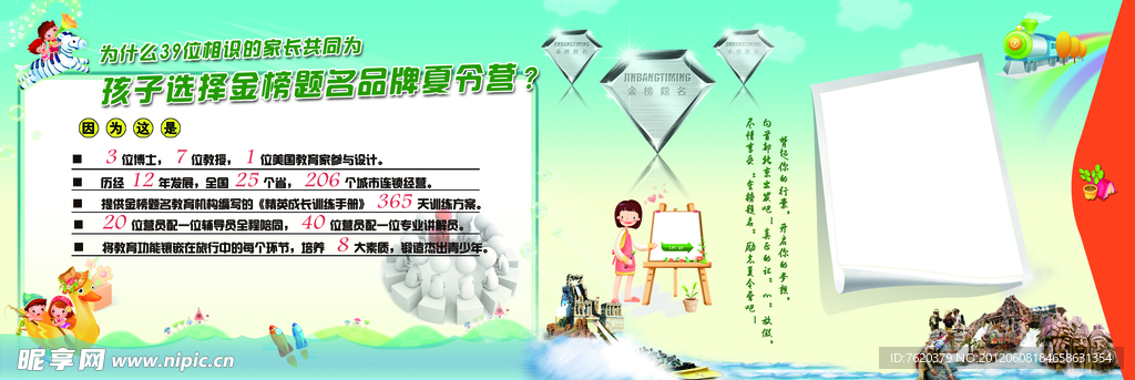 英语展板