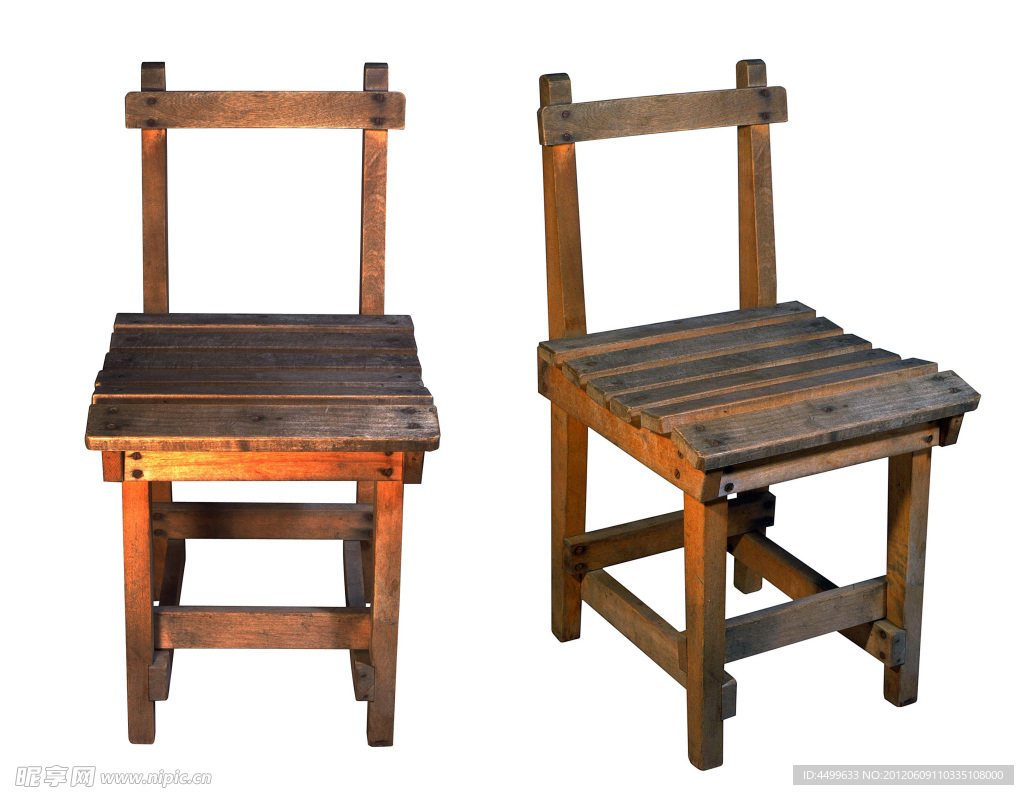 怀旧木质椅子