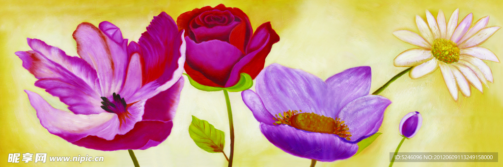 花卉油画