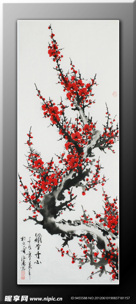 国画梅花