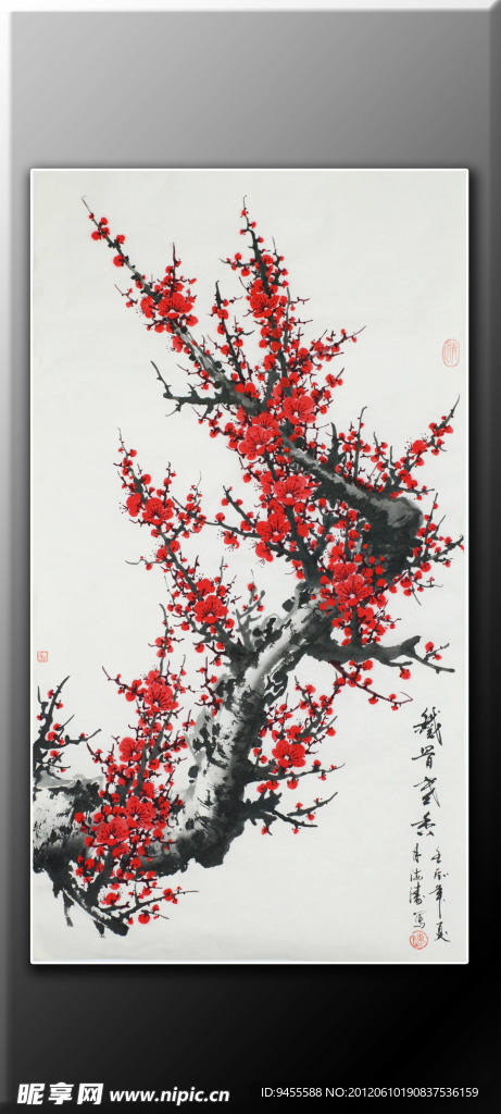 国画梅花