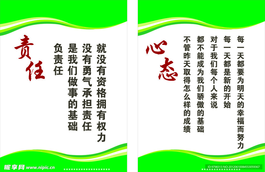 责任展板
