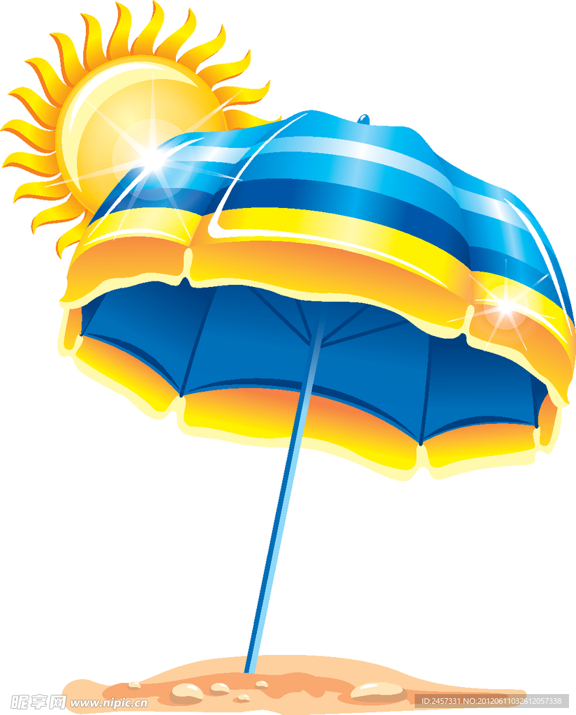 夏日太阳遮阳伞