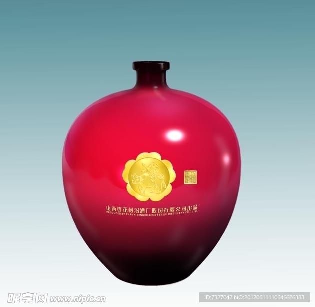 酒瓶 红色酒瓶