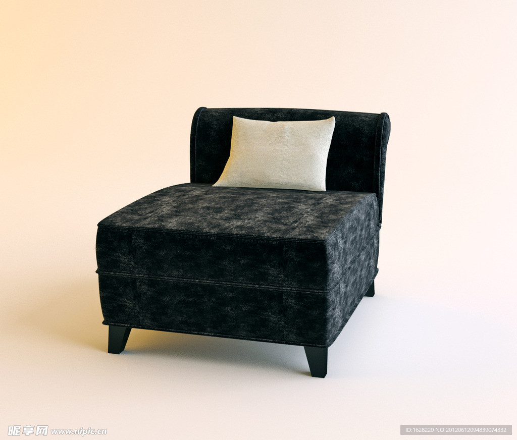单人沙发座椅3D MAX模型