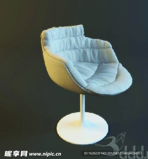 现代休闲椅3D MAX模型