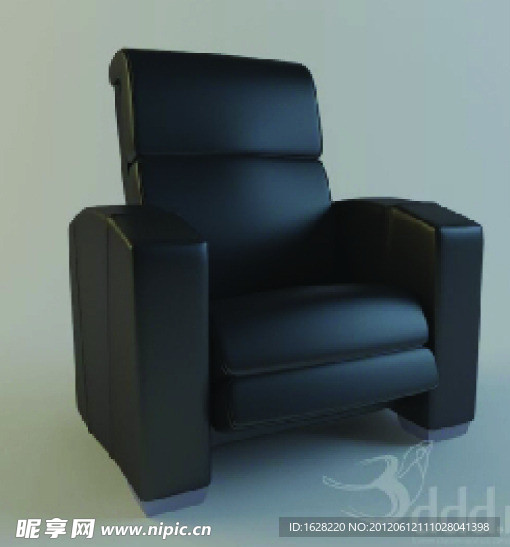 单人沙发座椅3D MAX模型