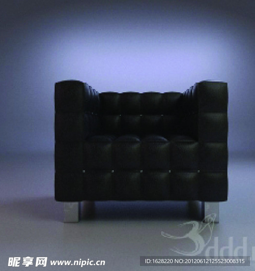 单人沙发座椅3D MAX模型