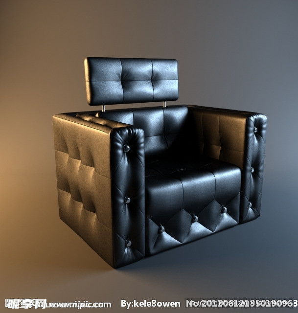 单人沙发座椅3D MAX模型