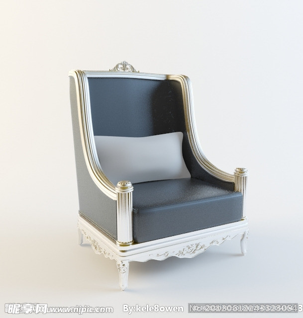 单人沙发座椅3D MAX模型