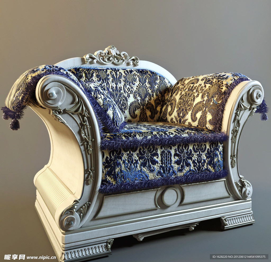 单人沙发座椅3D MAX模型