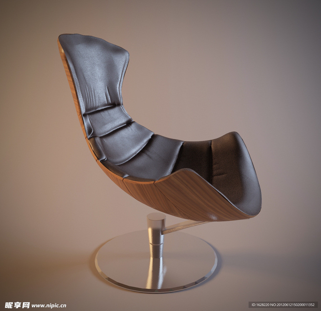 现代休闲椅3D MAX模型