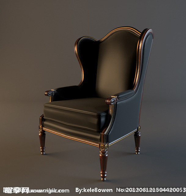 单人沙发座椅3D MAX模型