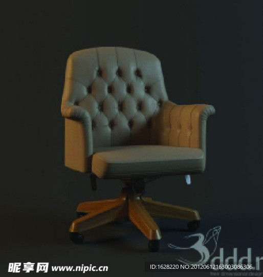 单人沙发座椅3D MAX模型