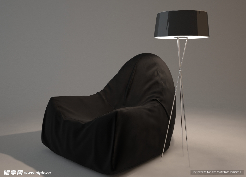 单人沙发座椅3D MAX模型