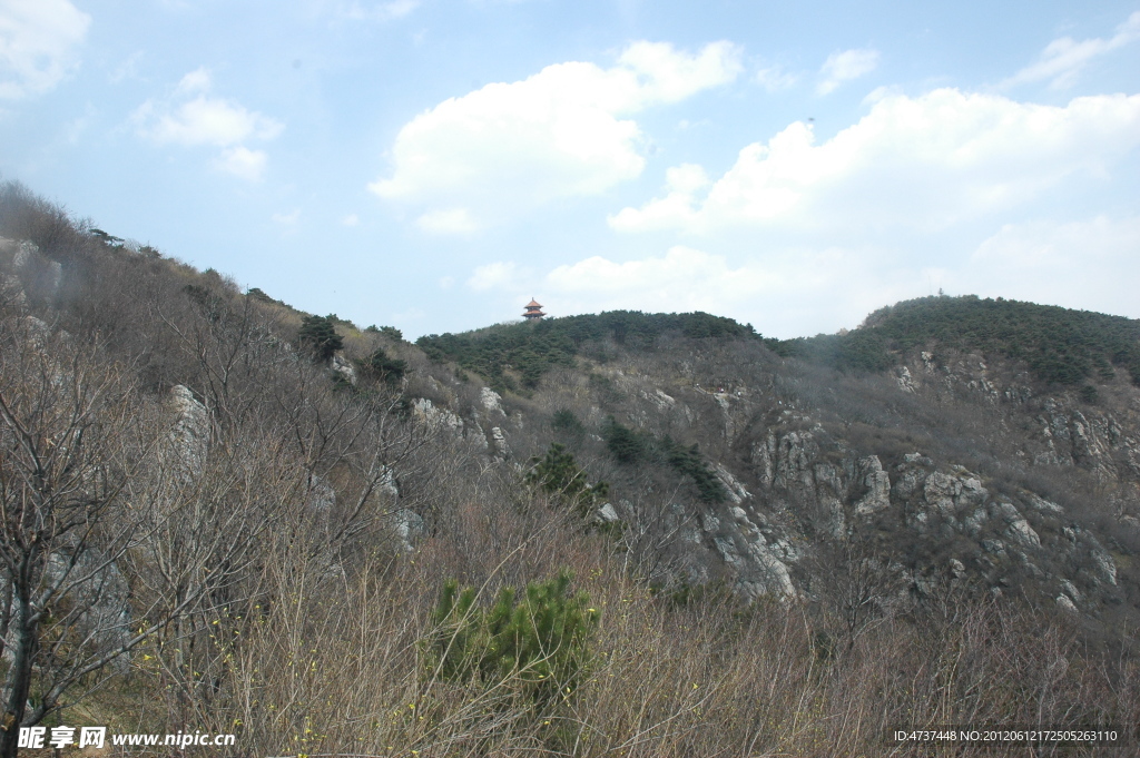 嵩山风景山顶风景