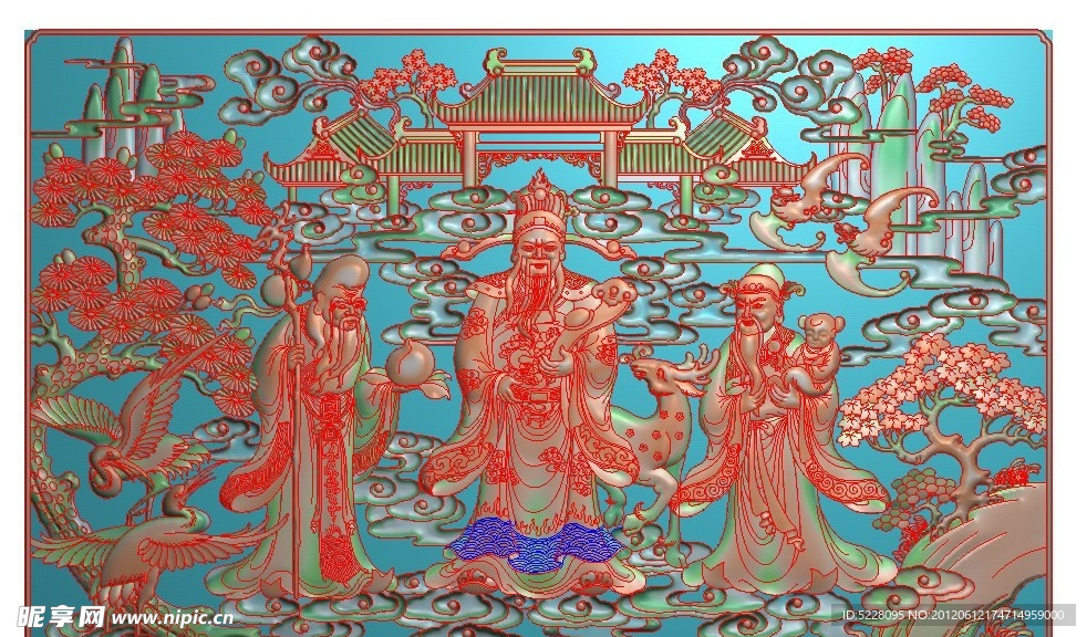 精品福禄寿
