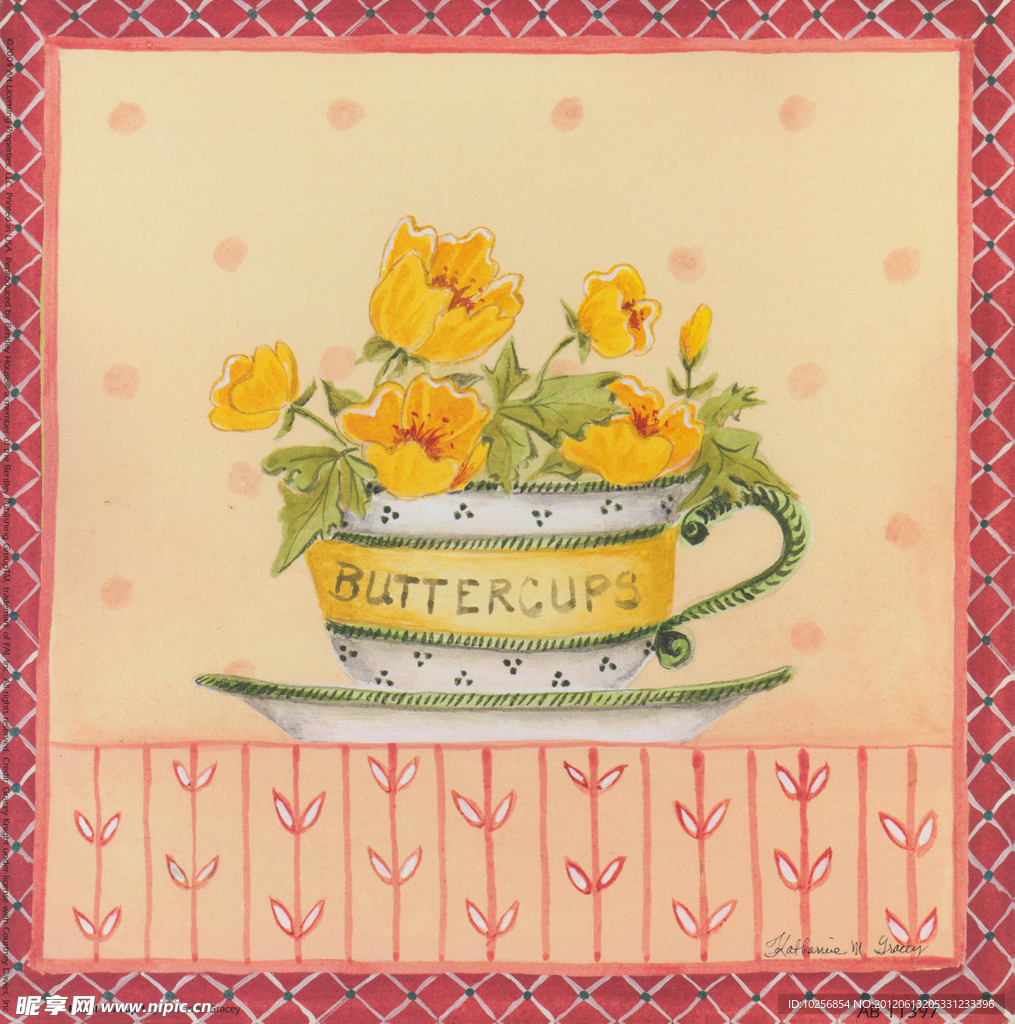 花卉油画