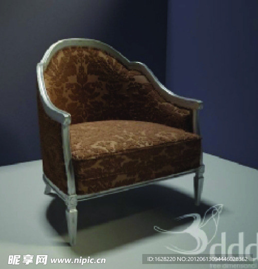 单人沙发座椅3D MAX模型