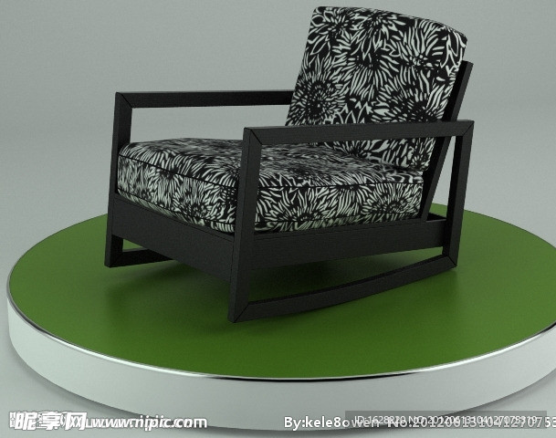 单人沙发座椅3D MAX模型