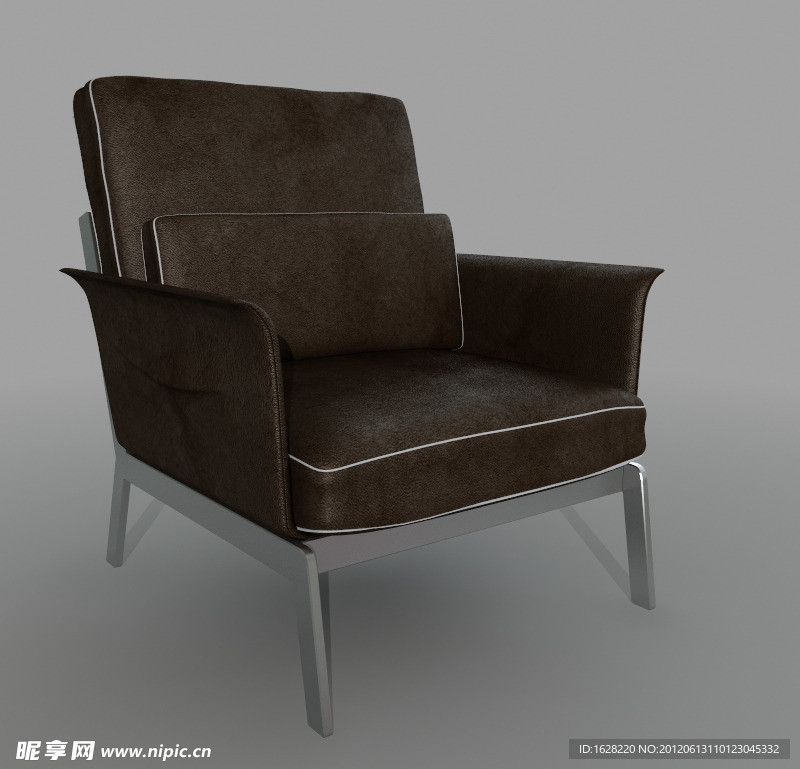单人沙发座椅3D MAX模型