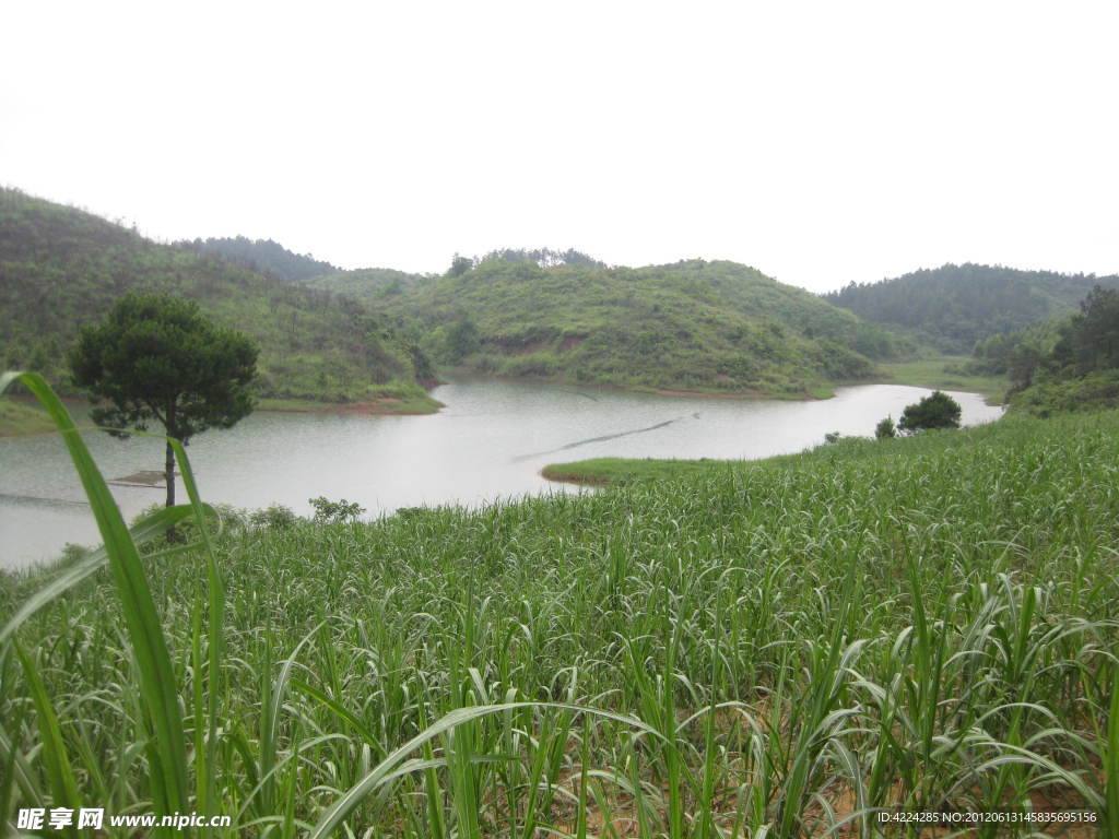 群山小河