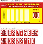 冲刺柱状图