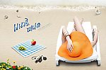 夏日海滩美女